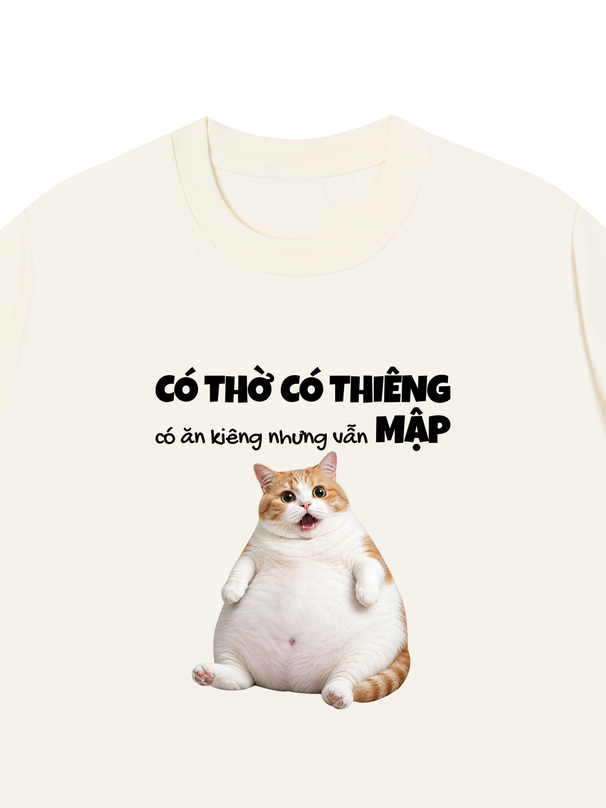 Áo Thun Relaxed Fit Có Ăn Kiêng Nhưng Vẫn Mập