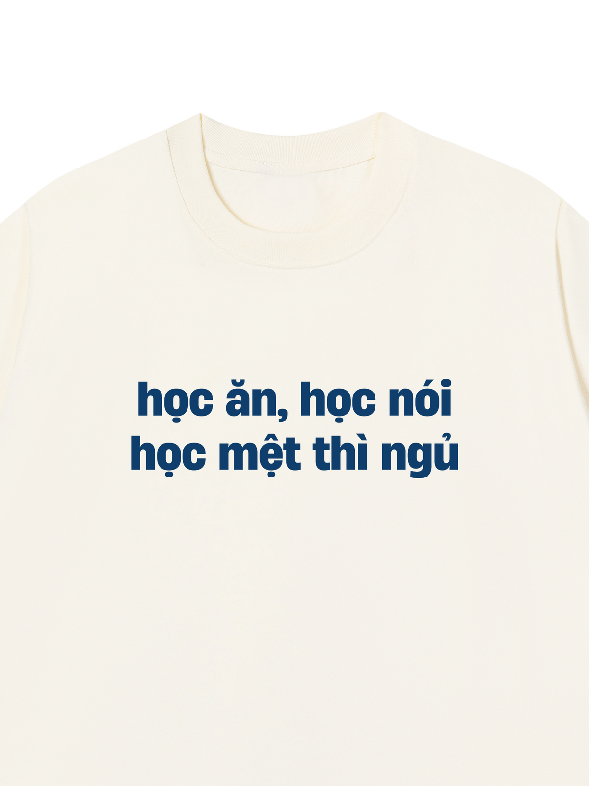 Áo Thun Relaxed Fit Học Mệt Thì Ngủ
