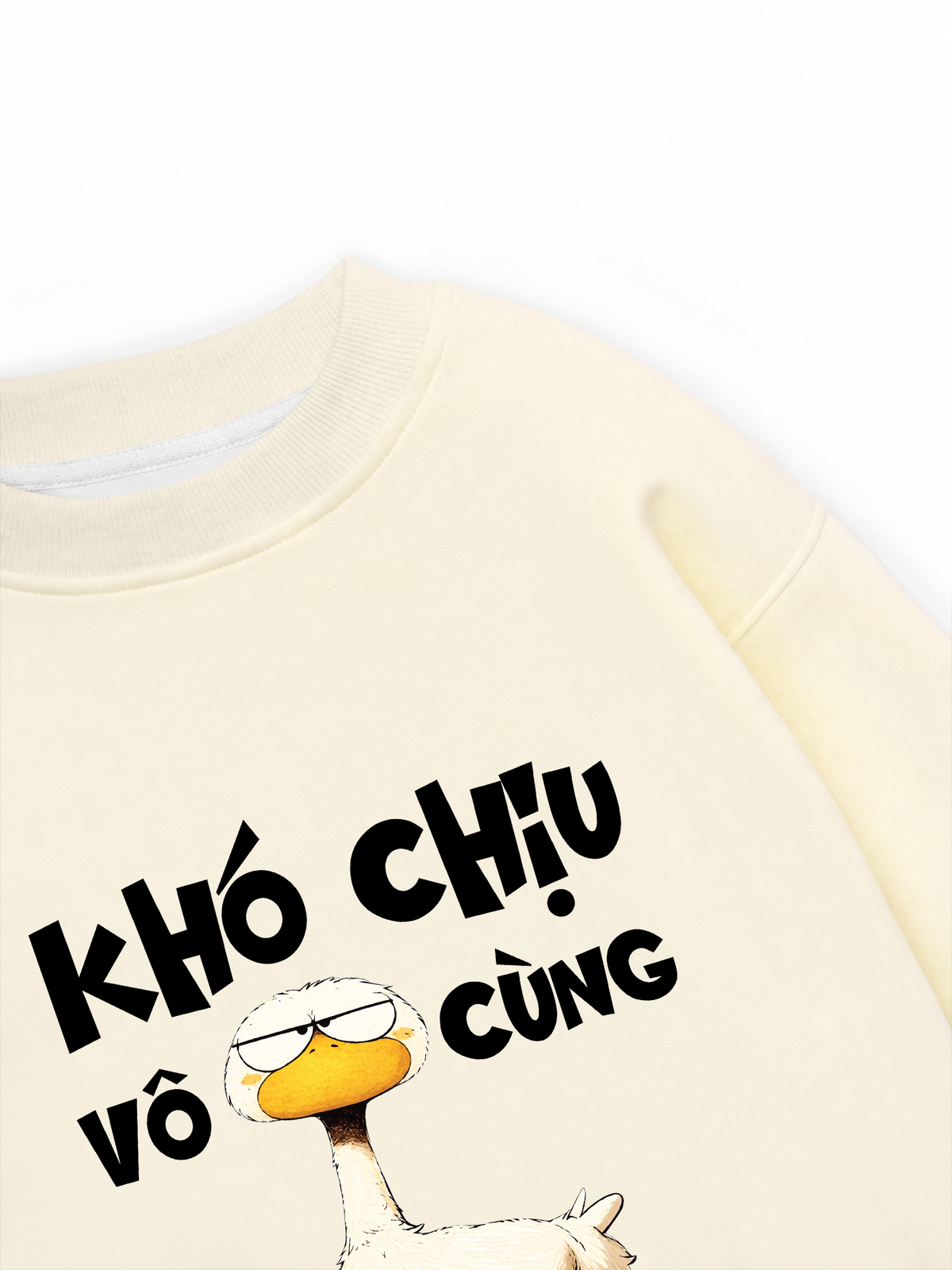 Áo Sweater Nỉ Hai Da Khó Chịu Vô Cùng