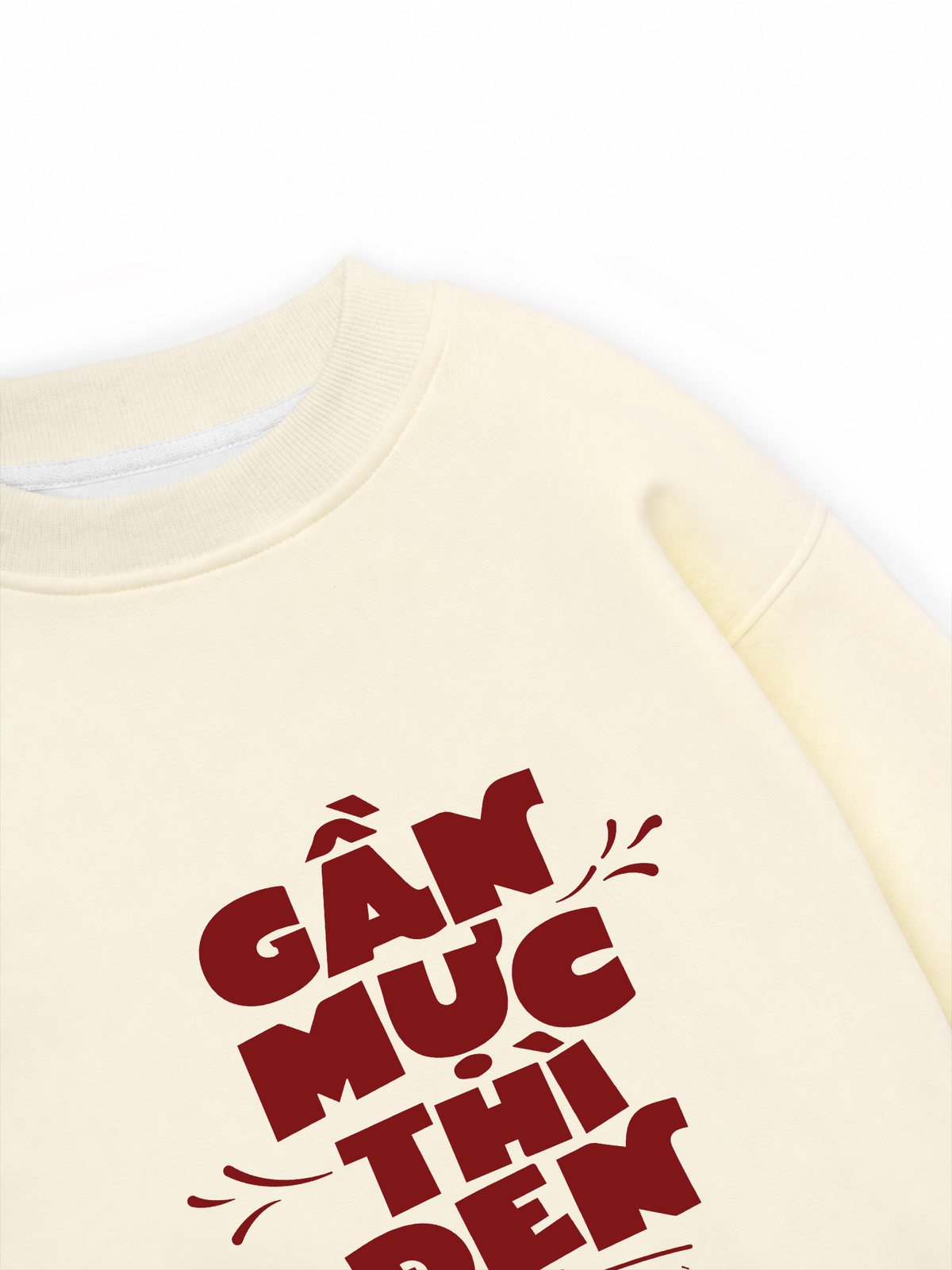 Áo Sweater Nỉ Hai Da Gần Mực Thì Đen