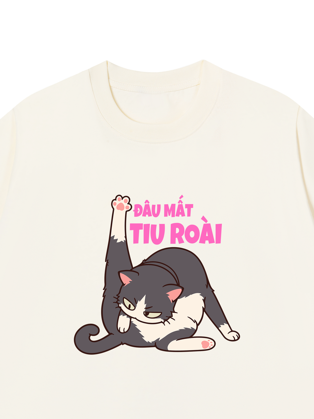 Áo Thun Relaxed Fit Đâu Mất Tiu Roài
