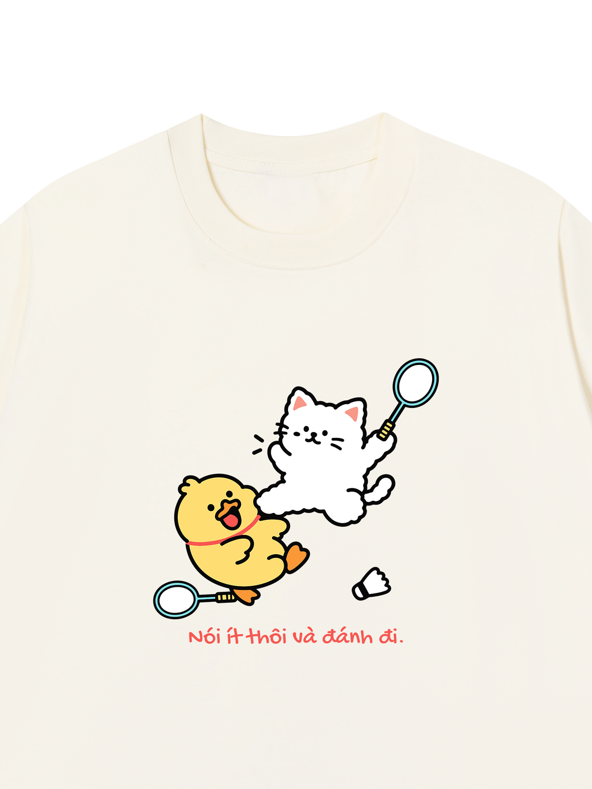 Áo Thun Relaxed Fit Nói Ít Đánh Đi