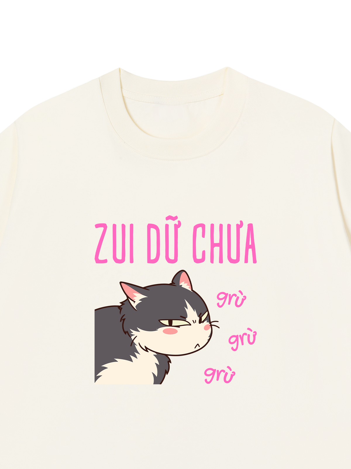 Áo Thun Relaxed Fit Zui Dữ Chưa