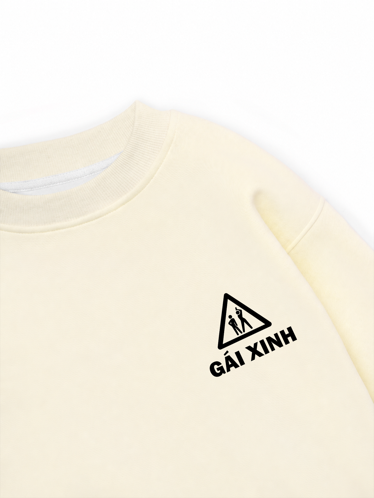 Áo Sweater Nỉ Hai Da Xinh Nhường Đường