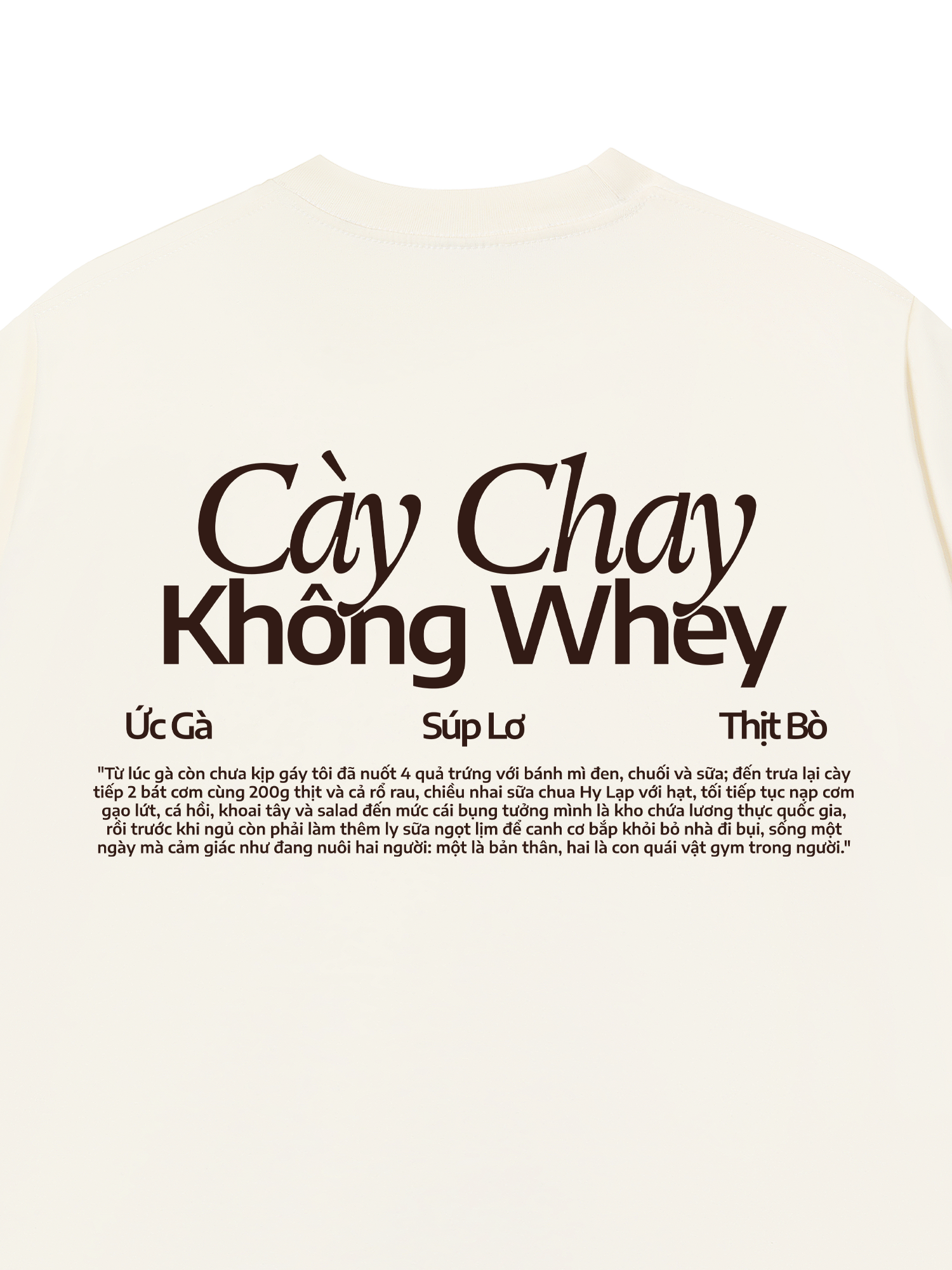 Áo Thun Relaxed Fit Cày Chay Không Whey