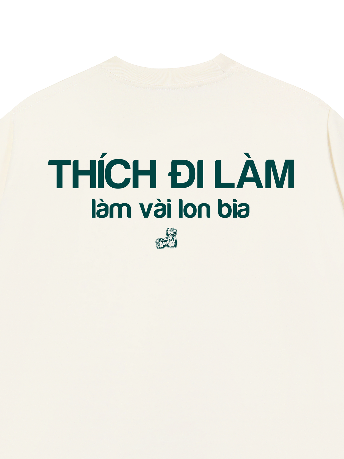 Áo Thun Relaxed Fit Làm Vài Lon Bia