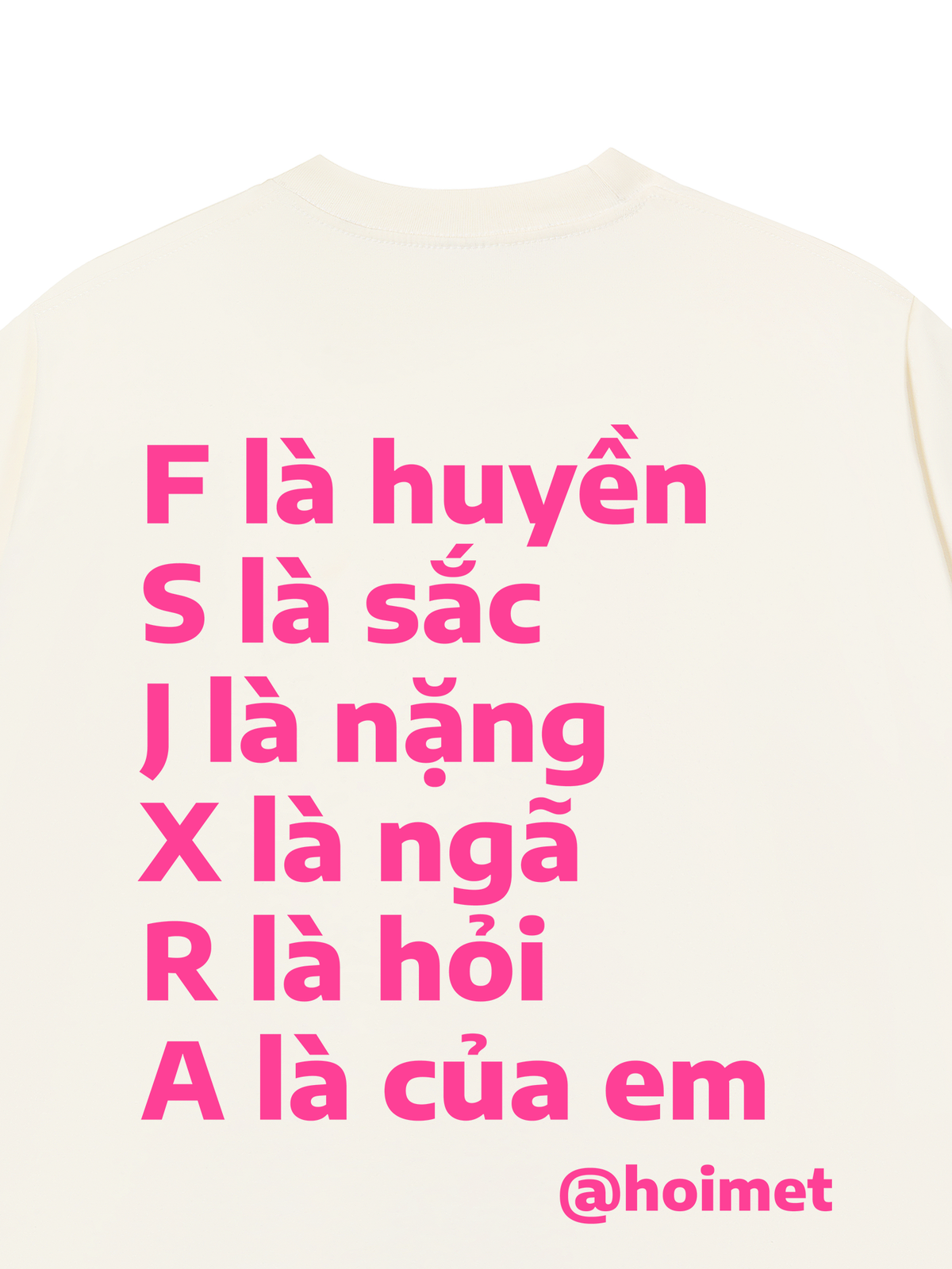 Áo Thun Relaxed Fit A Là Của Em