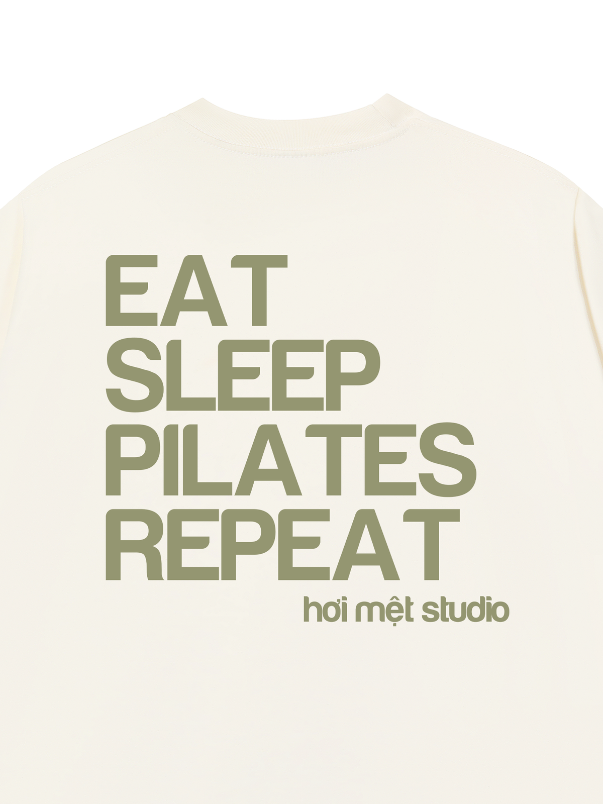 Áo Thun Relaxed Fit Eat Sleep Pilates Repeat