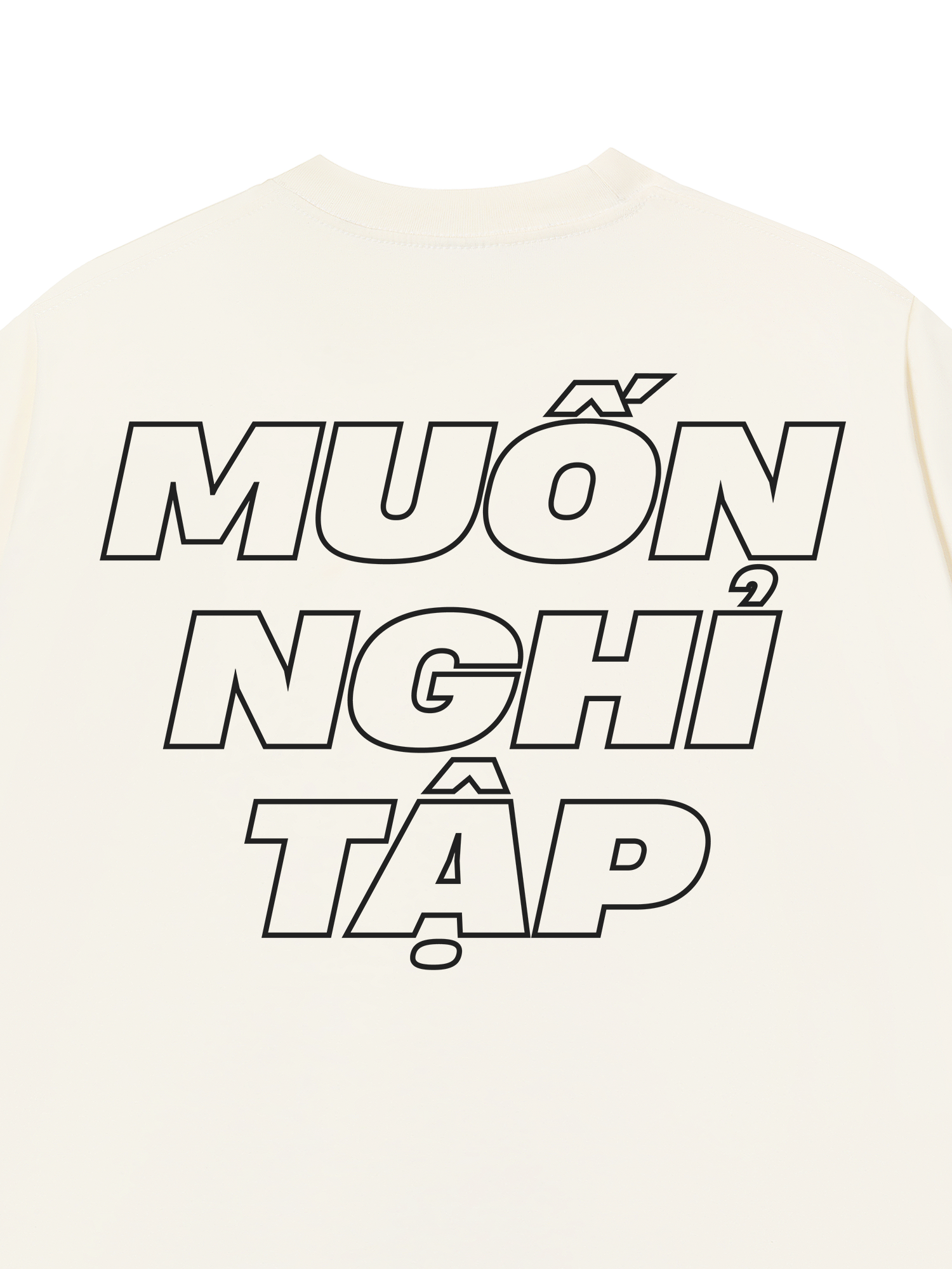 Áo Thun Relaxed Fit Muốn Nghỉ Tập Tạ