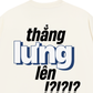 Áo Thun Relaxed Fit Thẳng Lưng Lên