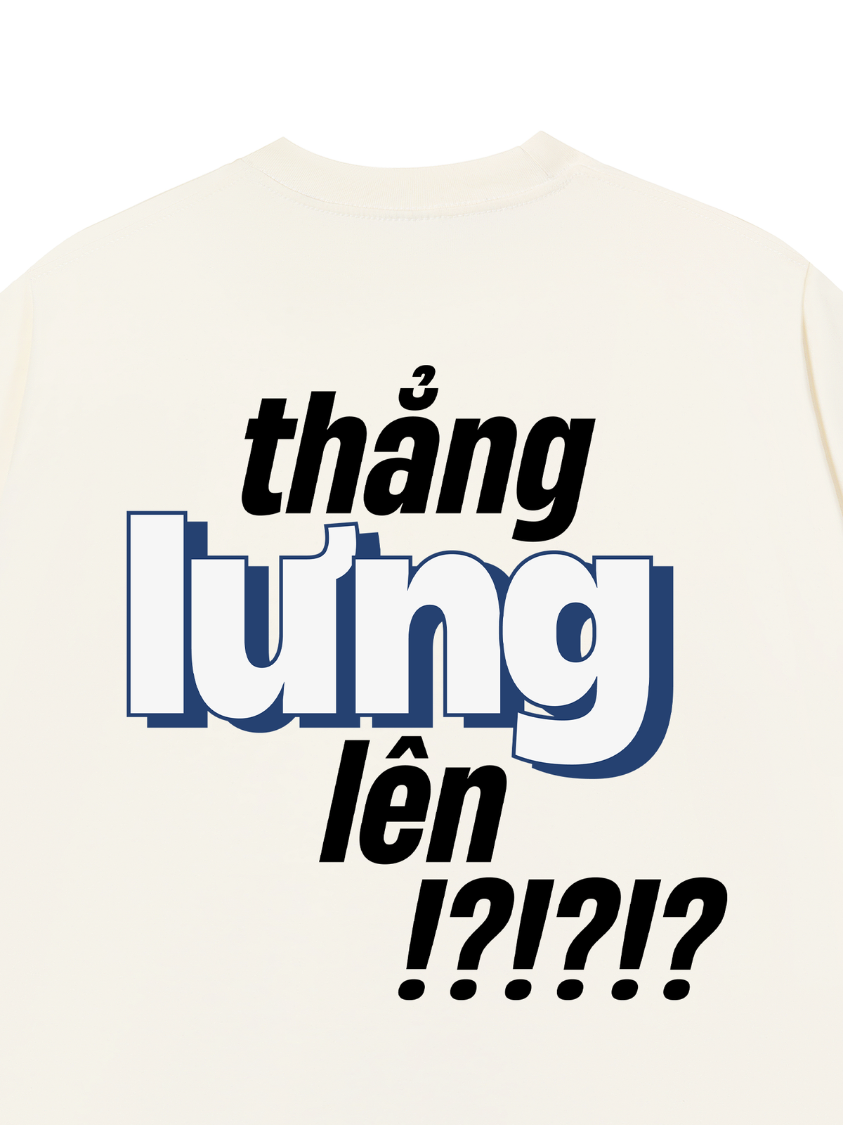 Áo Thun Relaxed Fit Thẳng Lưng Lên