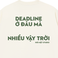 Áo Thun Relaxed Fit Nhiều DeadLine