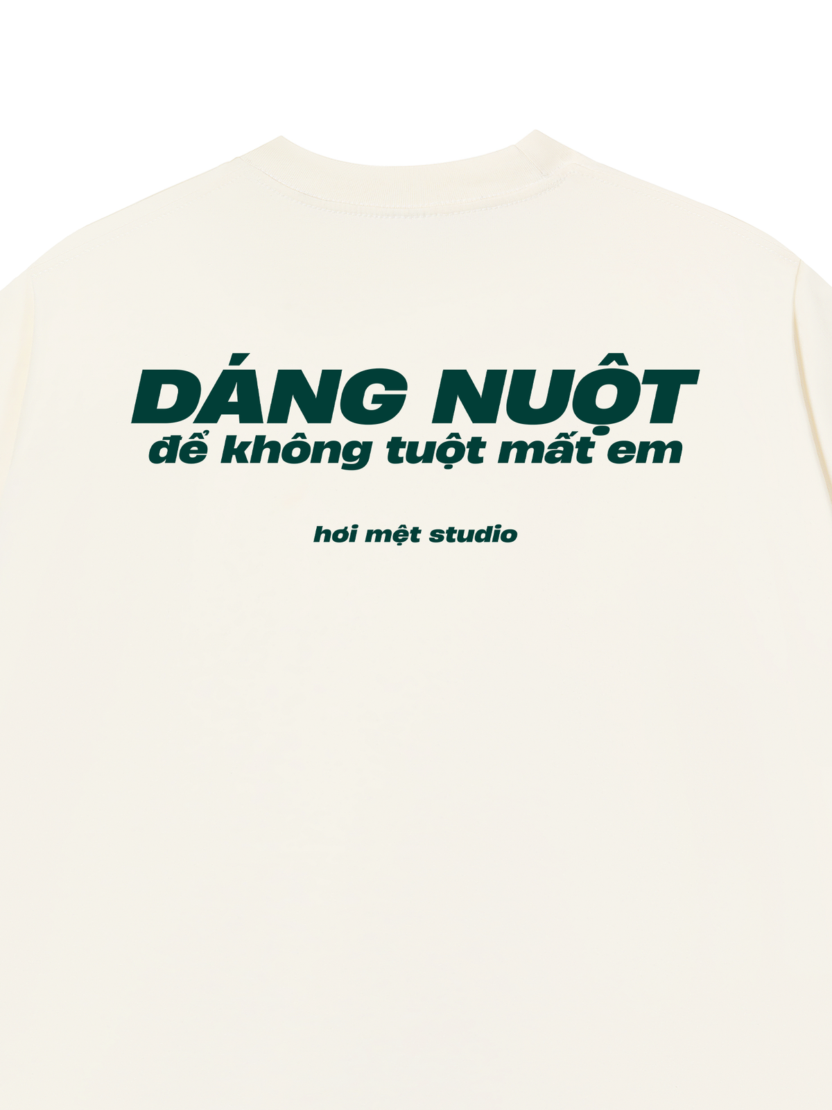 Áo Thun Relaxed Fit Dáng Nuột Không Tuột Mất Em
