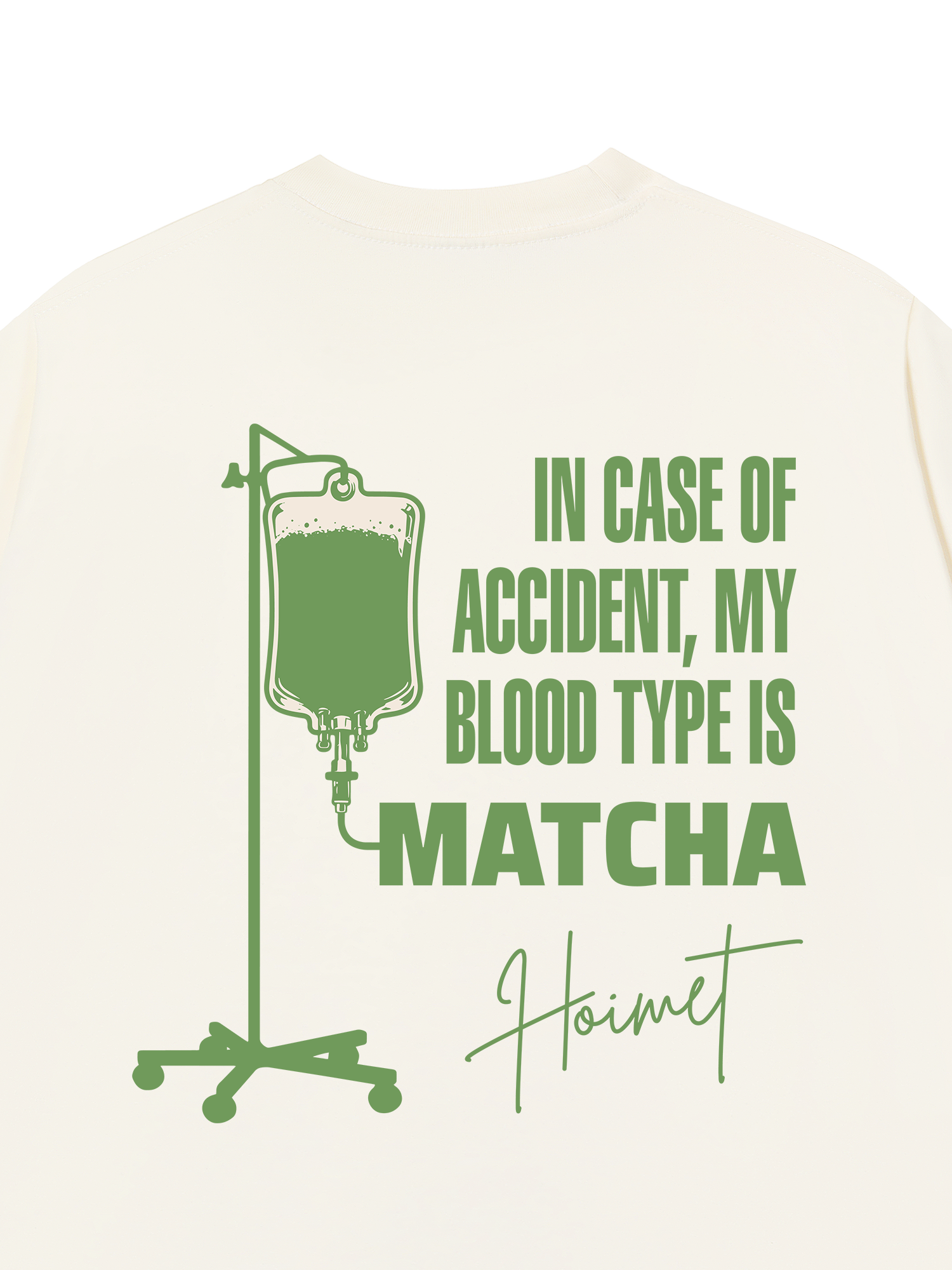 Áo Thun Relaxed Fit Blood Type Is Matcha
