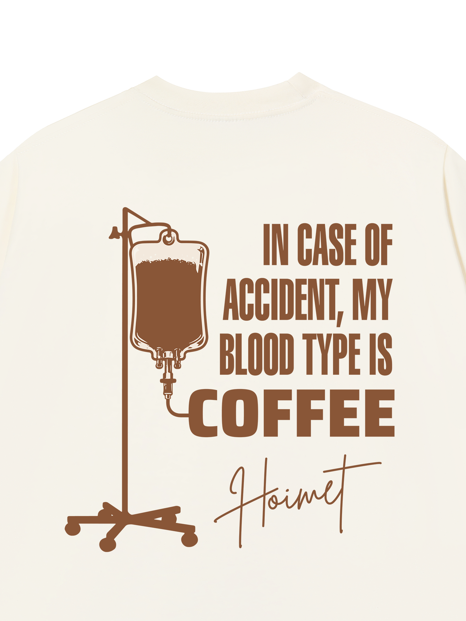 Áo Thun Relaxed Fit Blood Type Is Coffee