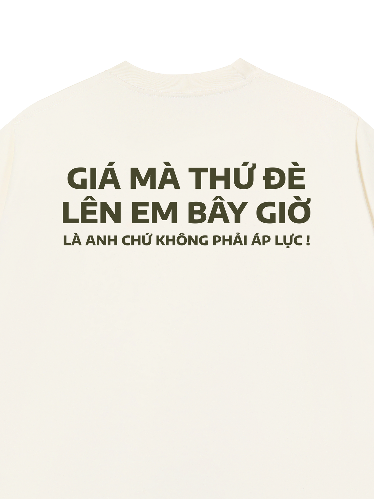 Áo Thun Relaxed Fit Đè Lên Em