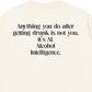Áo Thun Relaxed Fit Alcohol Itelligence