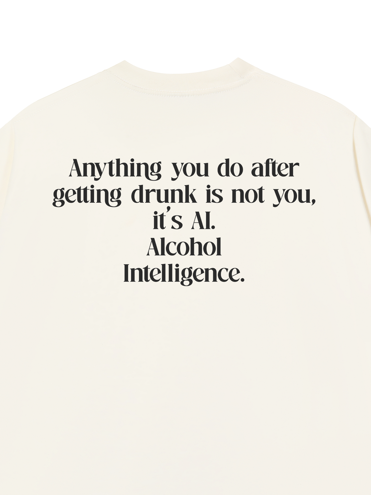 Áo Thun Relaxed Fit Alcohol Itelligence