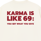 Áo Thun Relaxed Fit Karma Like 69
