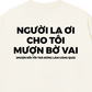 Áo Thun Relaxed Fit Mượn Bờ Vai