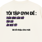 Áo Thun Relaxed Fit Lý Do Đi Tập