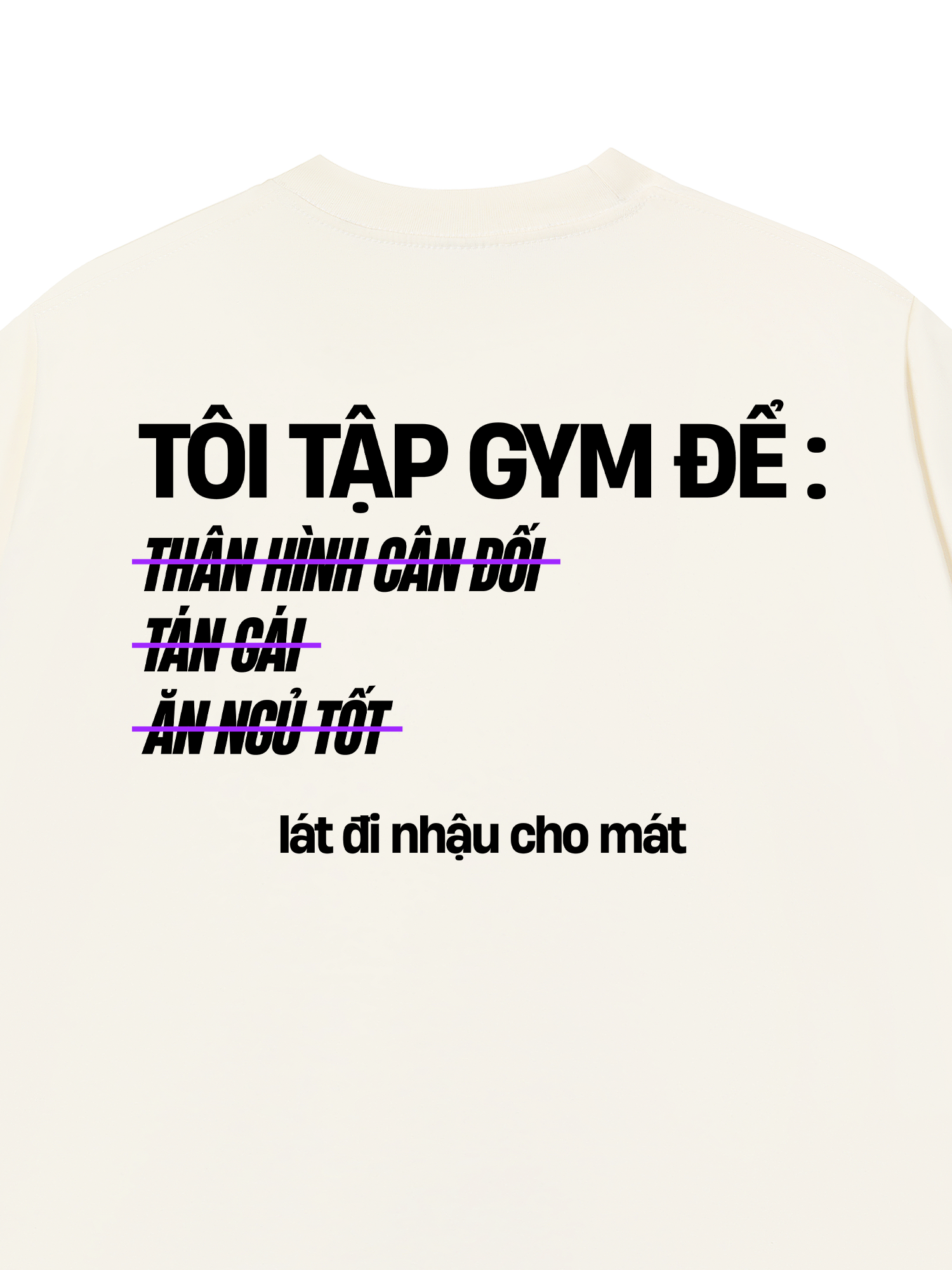 Áo Thun Relaxed Fit Lý Do Đi Tập