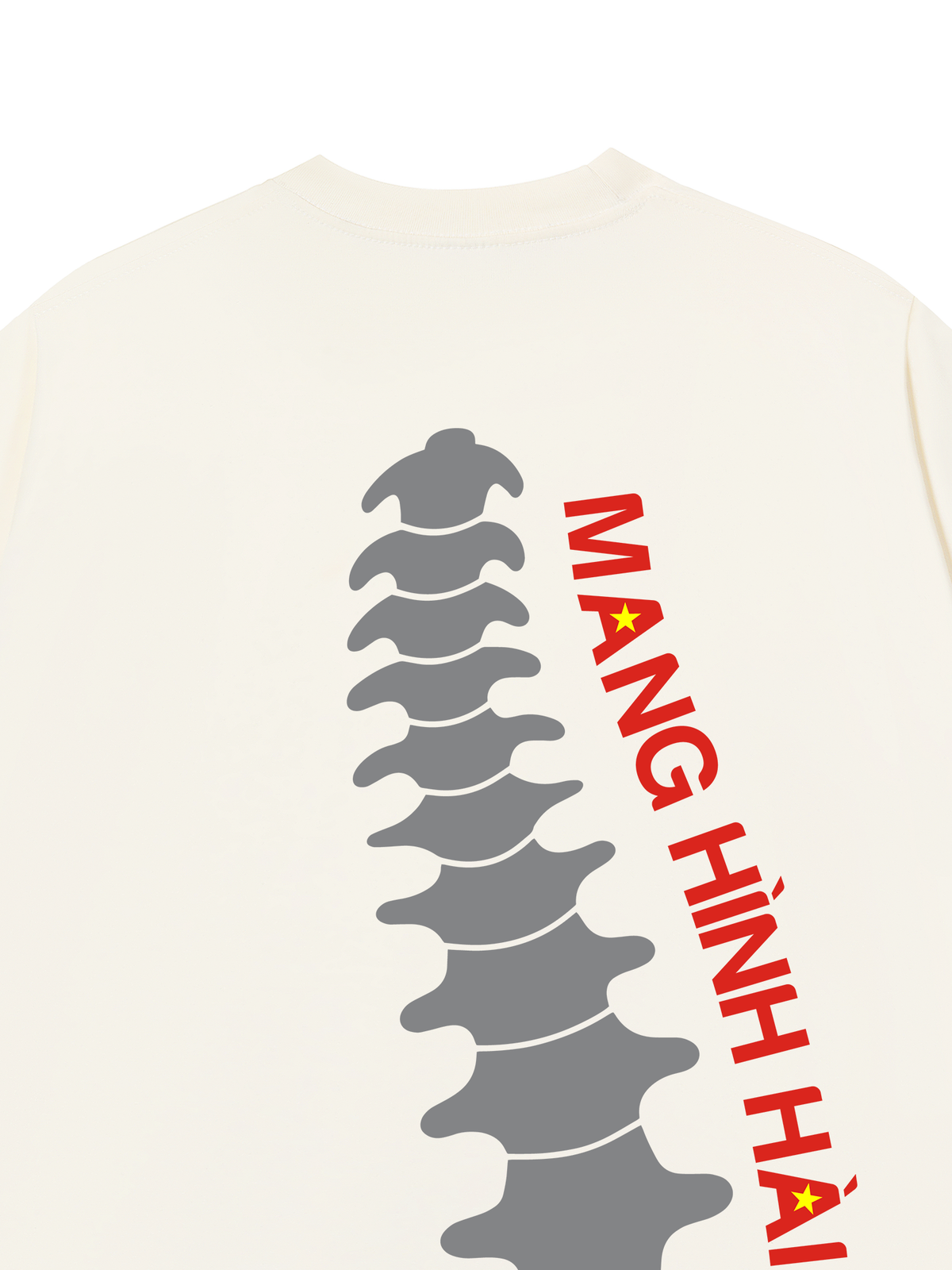 Áo Thun Relaxed Fit Mang Hình Hài Đất Nước