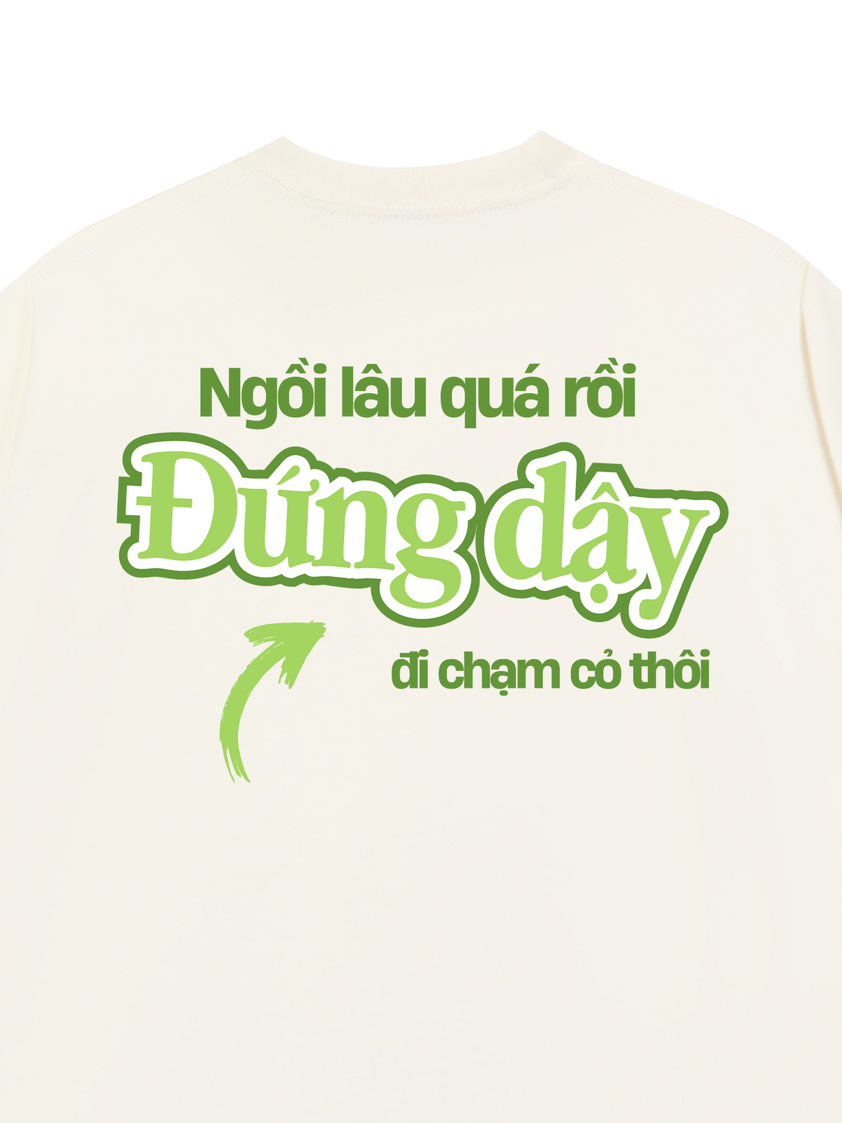 Áo Thun Relaxed Fit Đứng Dậy Chạm Cỏ