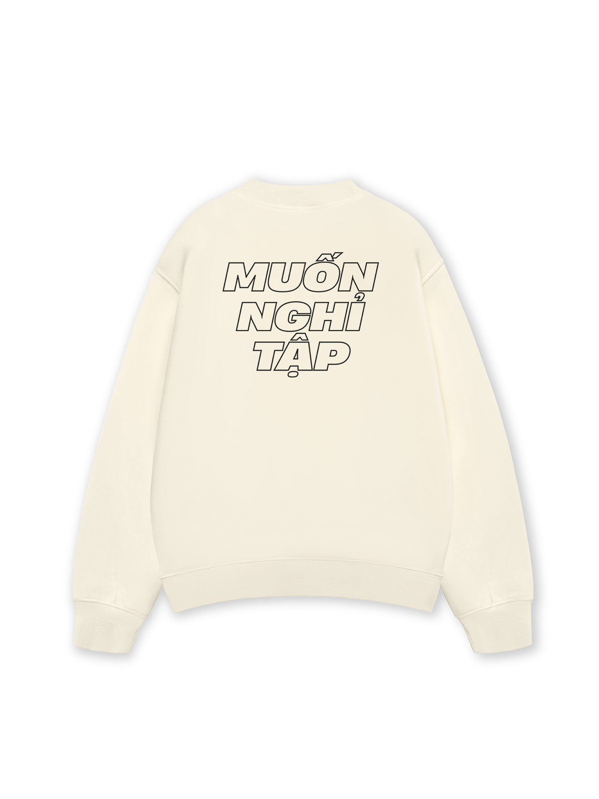 Áo Sweater Nỉ Hai Da Muốn Nghỉ Tập Tạ