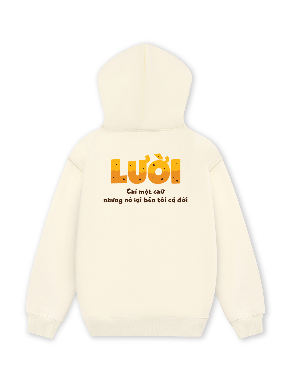 Áo Hoodie Nỉ Hai Da Lười