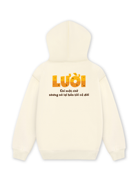 Áo Hoodie Nỉ Hai Da Lười