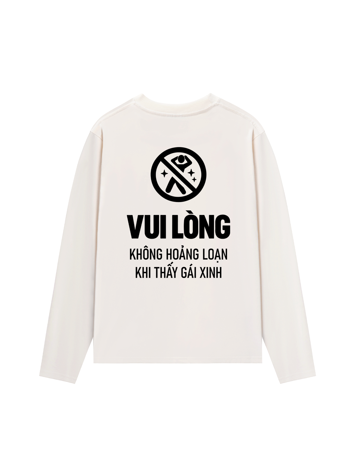 Áo Dài Tay Vui Lòng Không Hoảng Loạn Khi Thấy Gái Xinh