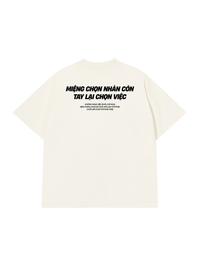 Áo Thun Relaxed Fit Miệng Chọn Nhàn Tay Chọn Việc