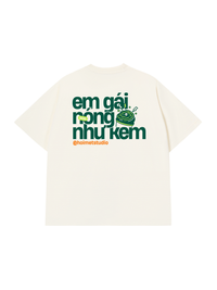 Áo Thun Relaxed Fit Em Gái Tính Nóng Như Kem