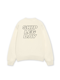 Áo Sweater Nỉ Hai Da Skip Leg Day