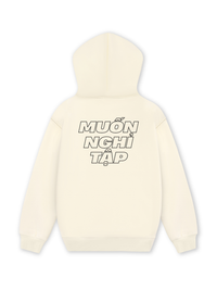 Áo Hoodie Nỉ Hai Da Muốn Nghỉ Tập Tạ