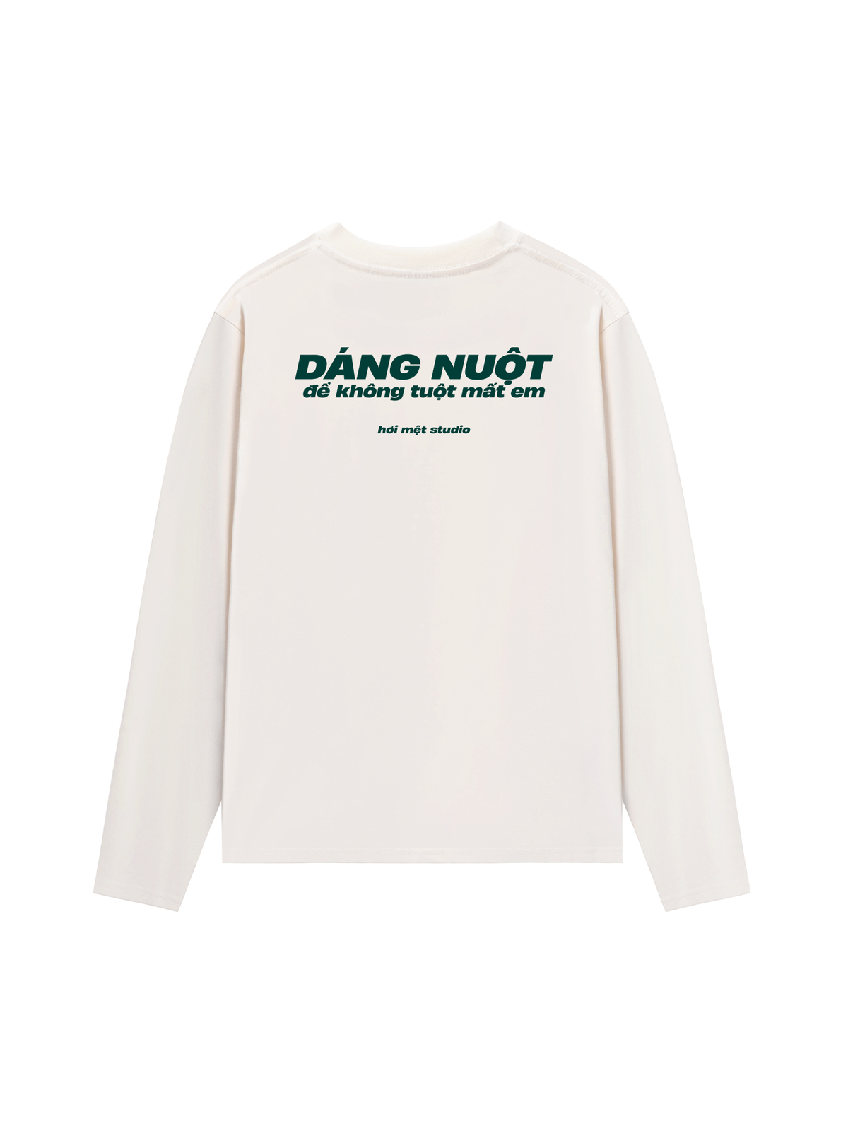 Áo Dài Tay Dáng Nuột Không Tuột Mất Em