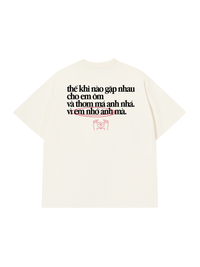 Áo Thun Relaxed Fit Em Nhớ Anh