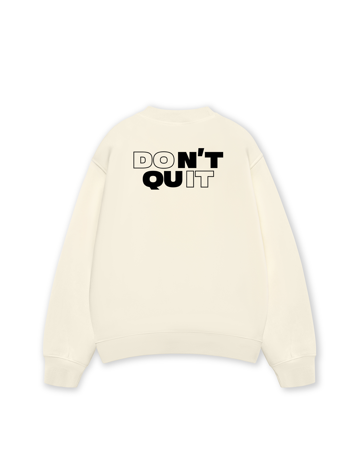 Áo Sweater Nỉ Hai Da Don't Quit