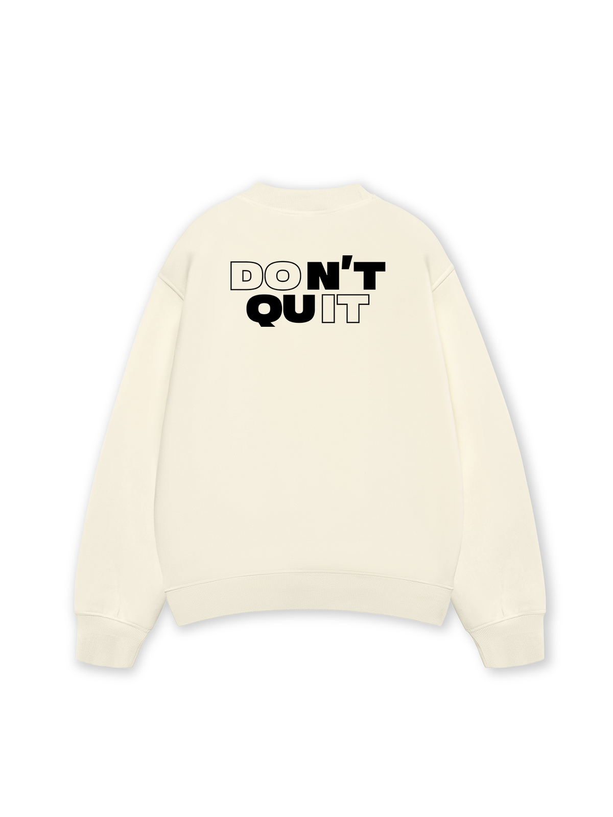 Áo Sweater Nỉ Hai Da Don't Quit