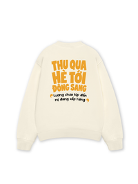 Áo Sweater Nỉ Hai Da Thu Qua Hè Tới Đông Sang