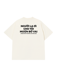 Áo Thun Relaxed Fit Mượn Bờ Vai