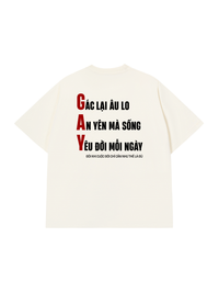 Áo Thun Relaxed Fit Gác Lại Âu Lo