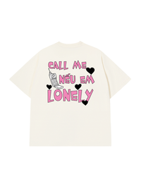 Áo Thun Relaxed Fit Call Me Nếu Em Lonely