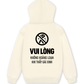 Áo Hoodie Nỉ Hai Da Vui Lòng Không Hoảng Loạn Khi Thấy Gái Xinh
