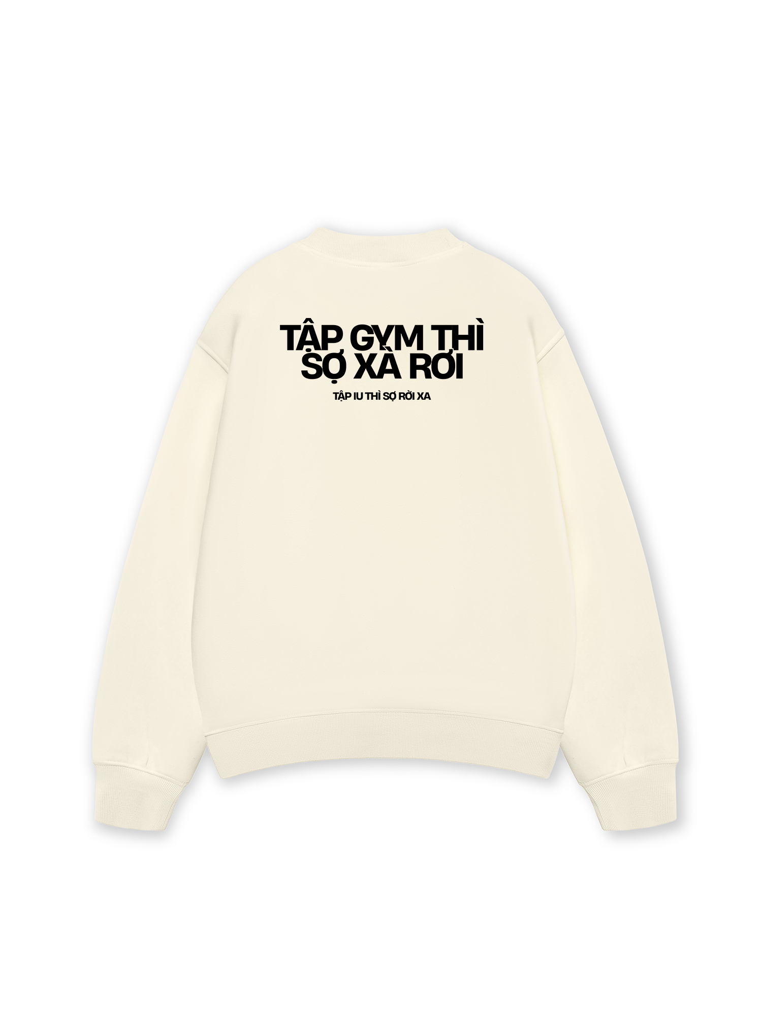 Áo Sweater Nỉ Hai Da Xà Rơi