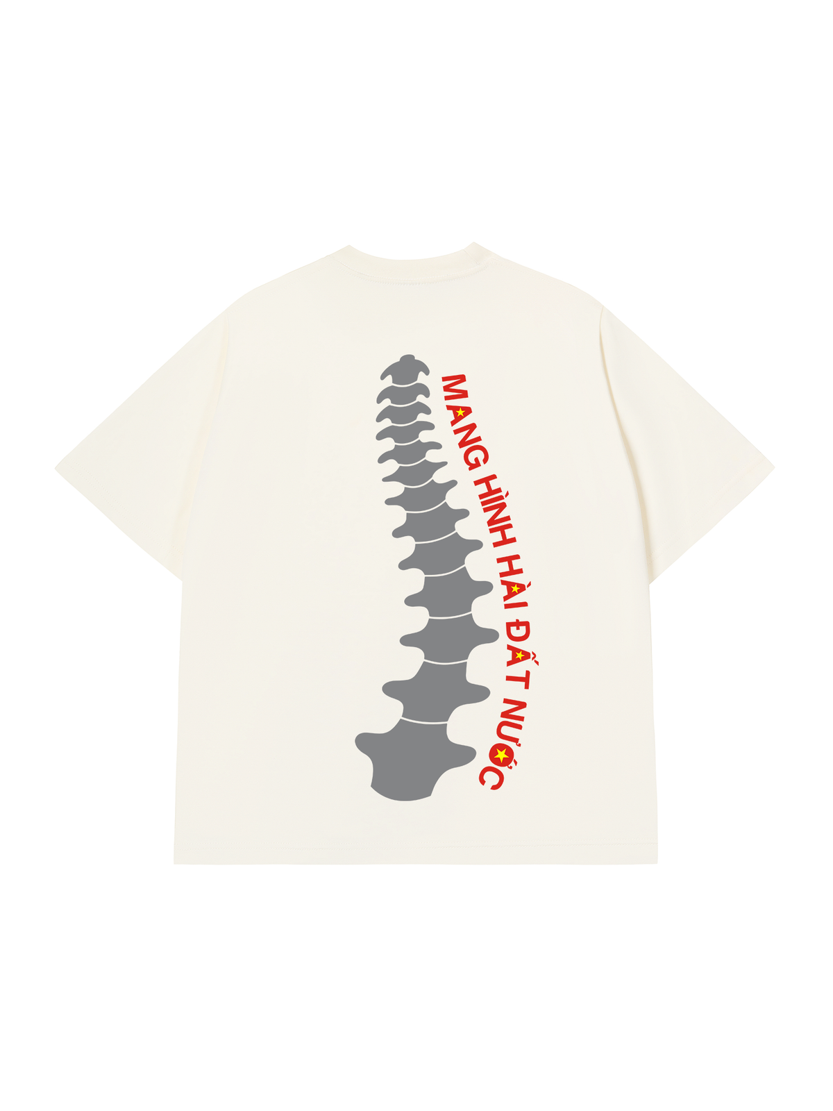 Áo Thun Relaxed Fit Mang Hình Hài Đất Nước