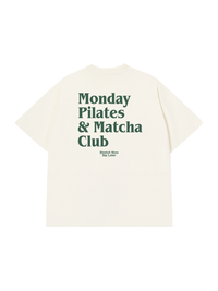 Áo Thun Relaxed Fit Monday Pilates & Matcha