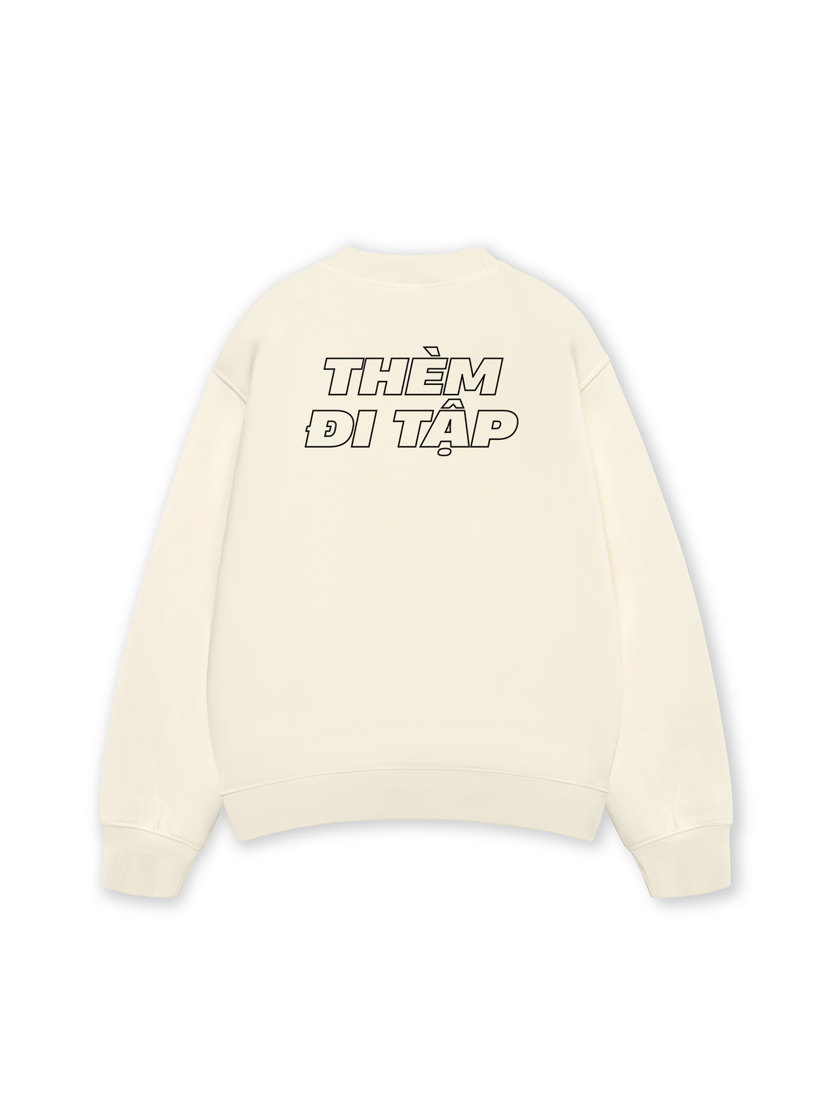 Áo Sweater Nỉ Hai Da Thèm Đi Tập
