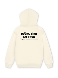 Áo Hoodie Nỉ Hai Da Đường Tình Em Thua